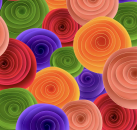 Rainbow of roses